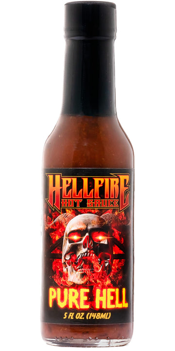 Hellfire Pure Hell Hot Sauce, 7 Pepper Blend, Gourmet, Multi Award-Winning, Amazingly Hot And Flavorful Sauce, 5 Oz.,