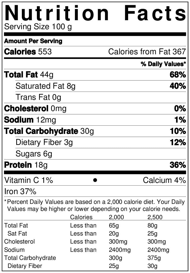 Anna and Sarah Raw Cashews in Resealable Bag 3 Lbs