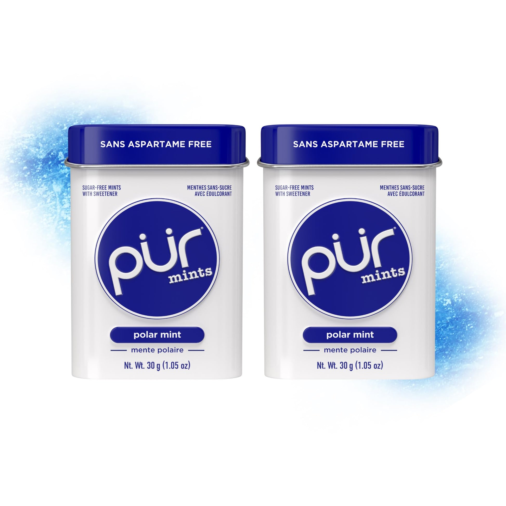 Pur Mints | Aspartame Free Mints | Made With Xylitol | Sugar Free, Vegan, Gluten Free & Keto Friendly | Natural Polar Mint Flavo