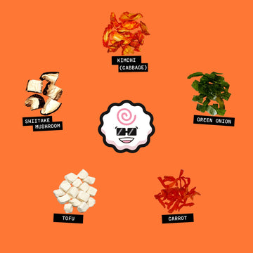 Ramen Bae Kimchi Mix Dried Ramen Toppings 12oz Pack