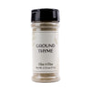 Olive & Vine Ground Thyme, Earthy & Aromatic, Seasoning for Roasts, Soups, and Stews, with Rich Tradition, Authentic Taste, For 