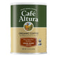 Cafe Altura House Blend Dark Roast Organic Ground Coffee 12 oz Can Green