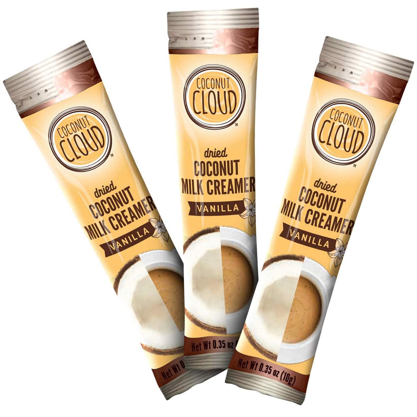 Coconut Cloud Dairy-Free Coffee Creamer, Vegan, Gluten Free, Non-GMO, 0.35 Ounce (Pack of 20)
