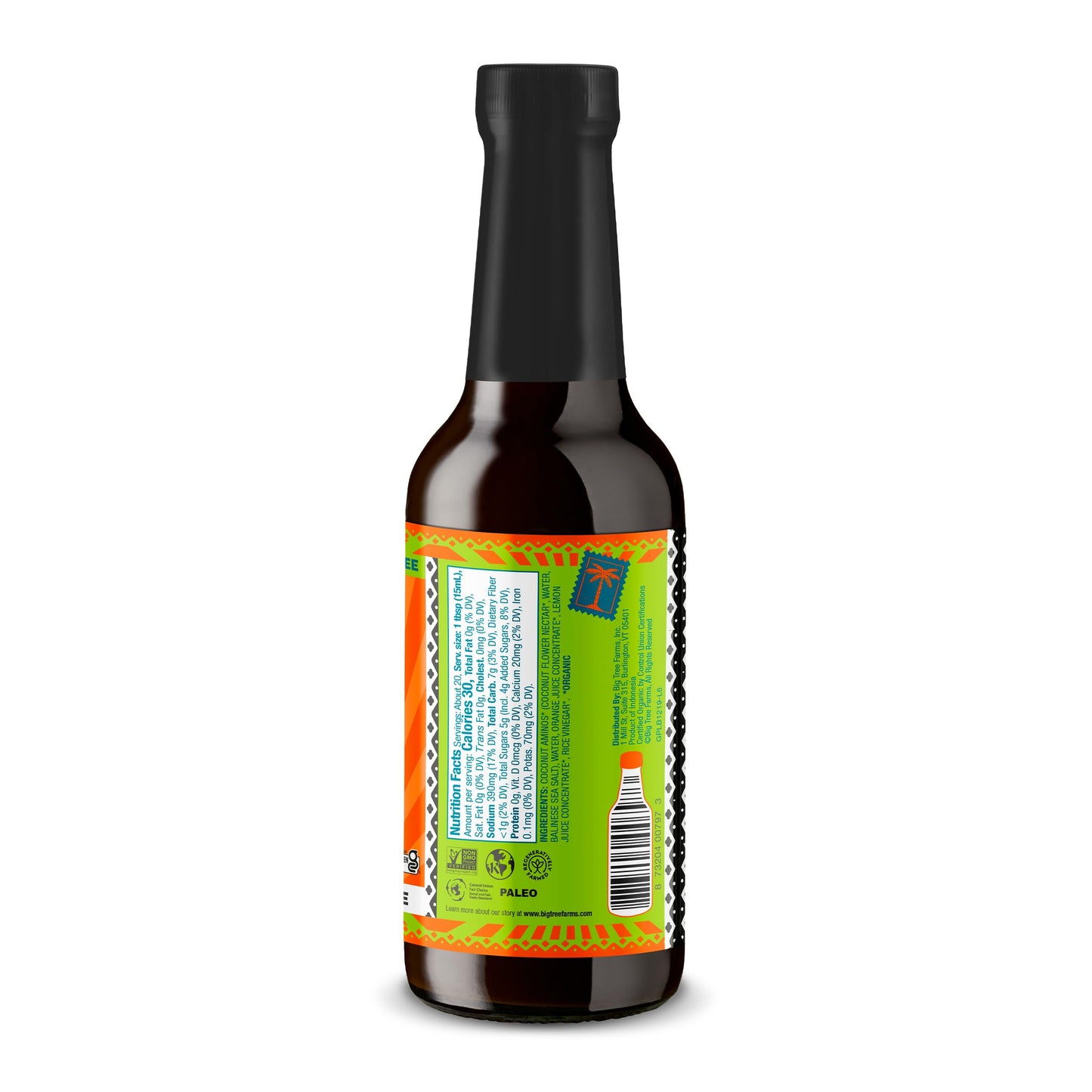 Big Tree Farms Organic Coco Aminos - Liquid Coconut Aminos, Soy-Free Sauce, Low Sodium, Soy Alternative, Gluten Free, Kosher, Marinade & Sauce, Non-Gmo - Ponzu, 10 Fl Oz (Pack Of 2)