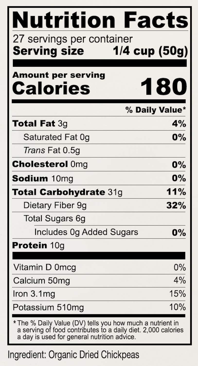 Anthony'S Organic Dried Chickpeas, 3 Lb, Dry Garbanzo Beans, Gluten Free, Non Gmo, Vegan