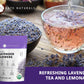 Kate Naturals Dried Lavender Flowers, Culinary Grade, Organic, 4oz, Purple