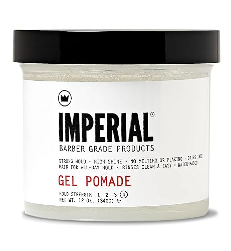 Imperial Barber Grade Products Gel Pomade, 12 oz