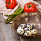 7 Farms Pickled Quail Egg 3 Pack - Mild, Jalapeno, Sriracha, And Cajun Flavors- 16 Ounce Glass Jars(Jalapeno)