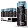 Cellucor C4 Ultimate Sugar Free Energy Drink | Arctic Snow Cone | 16 Fl Oz (Pack of 12) | Model 110331