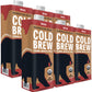 Wandering Bear Organic Mocha Cold Brew Coffee, 32 Fl Oz, 6 Pack - Extra Strong, Smooth, Organic, Unsweetened, Shelf-Stable, And