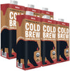 Wandering Bear Organic Mocha Cold Brew Coffee, 32 Fl Oz, 6 Pack - Extra Strong, Smooth, Organic, Unsweetened, Shelf-Stable, And