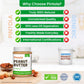 Pintola All Natural Peanut Butter (Crunchy) | Unsweetened | 30G Protein | Non Gmo | Gluten Free | Vegan | Cholesterol Free (1Kg)