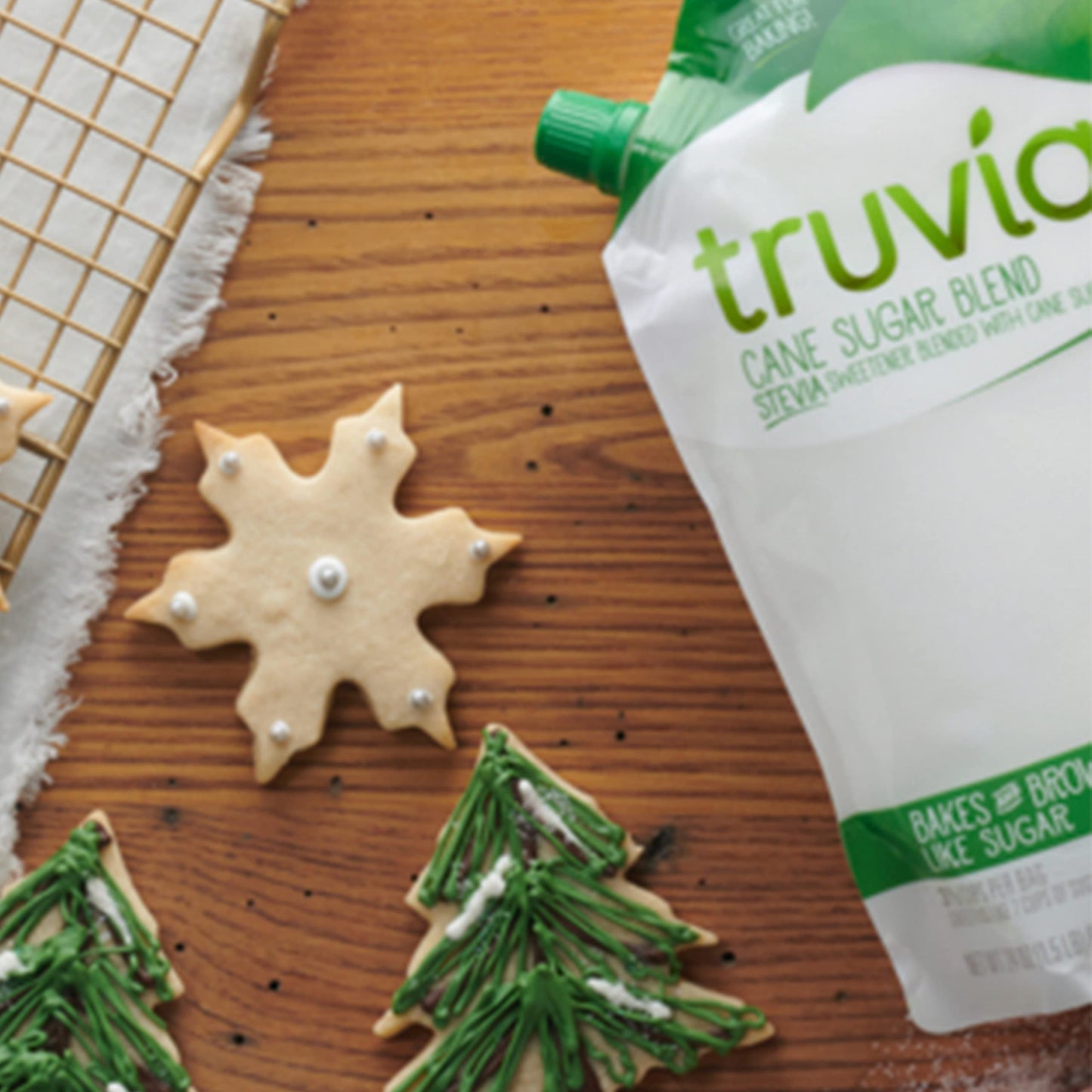 Truvia Cane Sugar Blend, Natural Stevia Sweetener and Cane Sugar, 24 oz (Pack of 4)