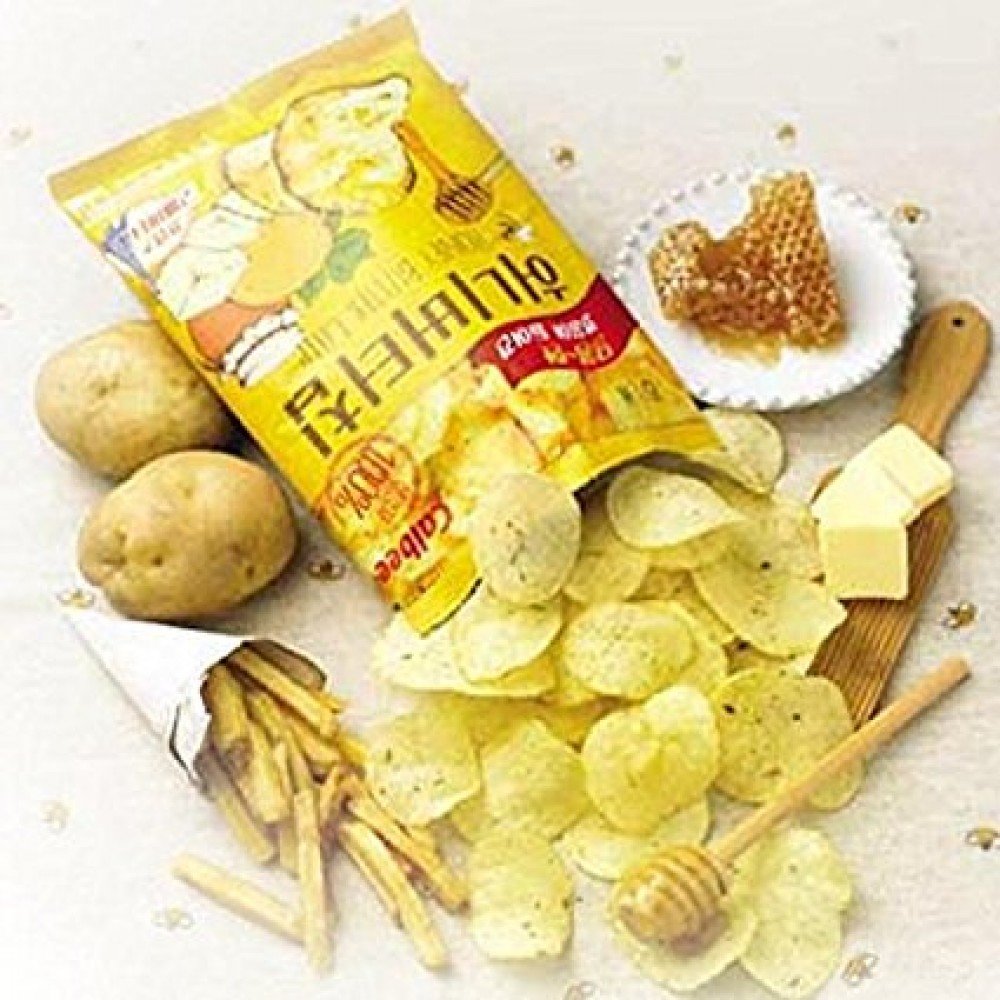 Haitai Honey Butter Chip New Korea Potato Snack (60G X 2)
