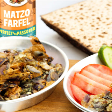 Manischewitz Matzo Farfel, 14Oz Resealable Canister, Sodium Free, No Artificial Colors Or Flavors, Non Gmo, Kosher For Passover