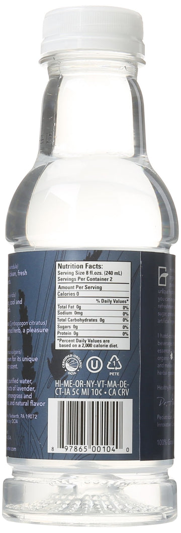 Ayalas Herbal Water Water - Lavender Mint Lemongrass, 16-Ounce (Pack Of 12)