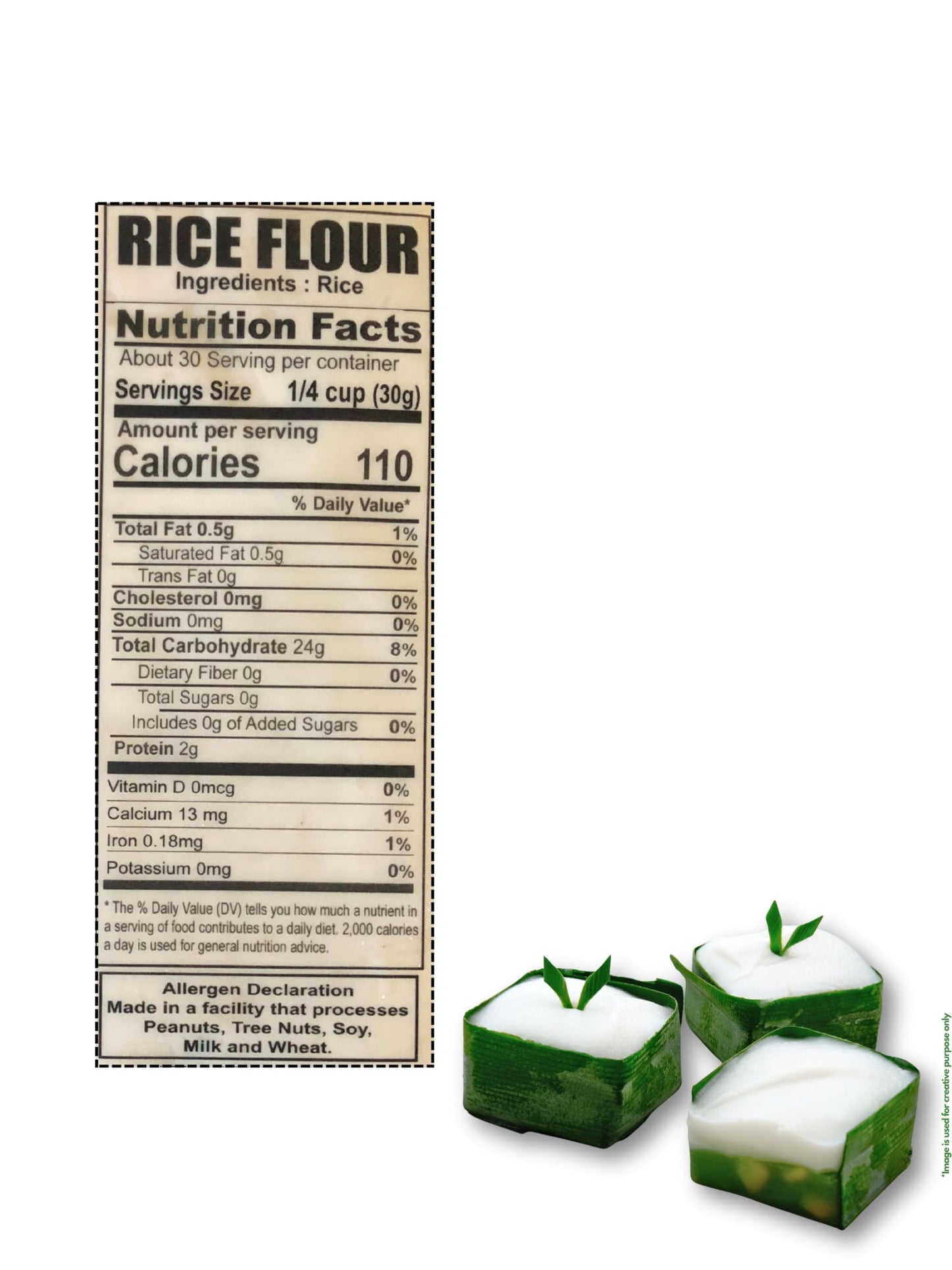 Rice Flour (Krishna Kamod) 2Lb/ 0.91Kg, *Naturally Gluten-Free*, Substitute For Baking, Product Of India