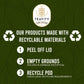 Teavity Green Tea & Ginger Tea Pods - Organic, Dye Free, Unsweetened - 12 Count for K Cup Machines