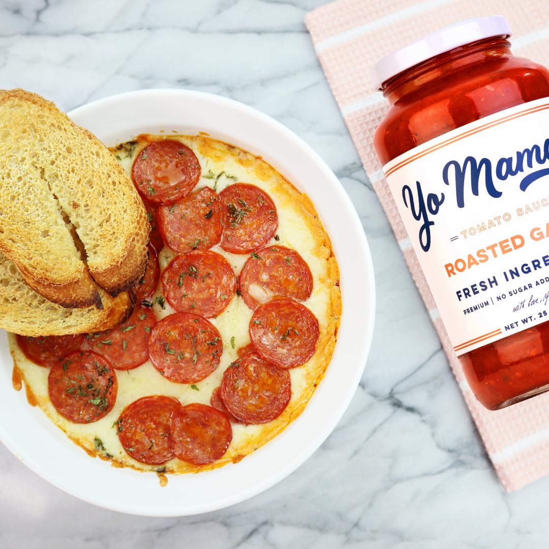 Yo Mamas Foods Gourmet Keto Gift Set And Care Package | Includes (1) Marinara Sauce (1) Tomato Basil And | (1) Roasted Garlic |