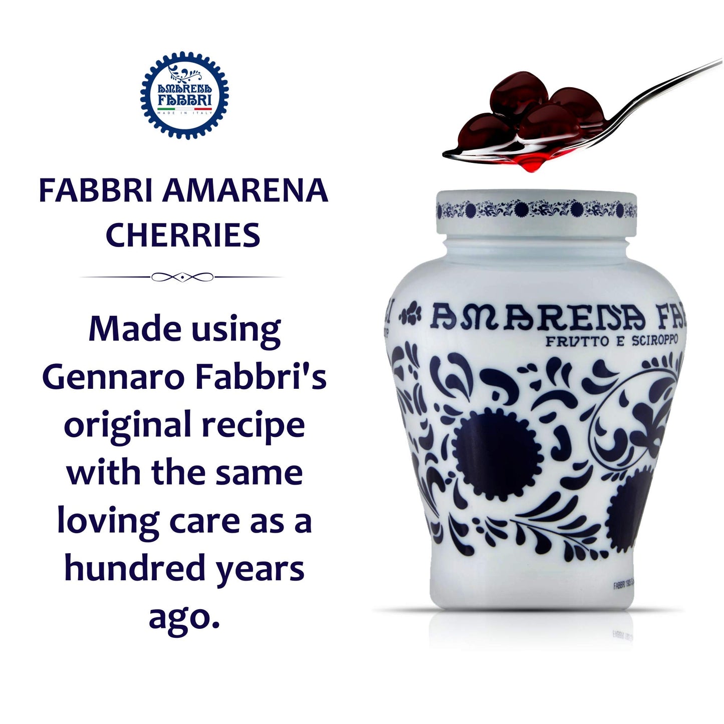Fabbri Amarena Cherries - 21 Ounce. jar - 2 Pack