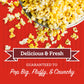 Franklins Gourmet Popcorn All-In-One Popcorn Packs for Popcorn Machine - 8oz Pack of 10 - Made in USA - Packs of Corn Kernels wi