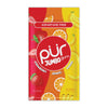 PUR Jumbo Gum - Aspartame Free Chewing Gum, 100% Xylitol, Fruit Mix, 20 Count (Pack of 1), Natural Strawberry, Banana, Orange Flavor