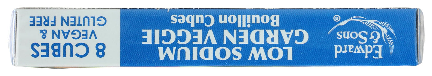 Edward & Sons Low Sodium Veggie Bouillon Cubes, 2.2 oz