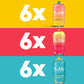 Bubly Sparkling Water, 3 Flavor Variety Pack (Bellini, Strawberry Sunset, Coconut Pineapple), Zero Sugar & Zero Calories, 12 Fl
