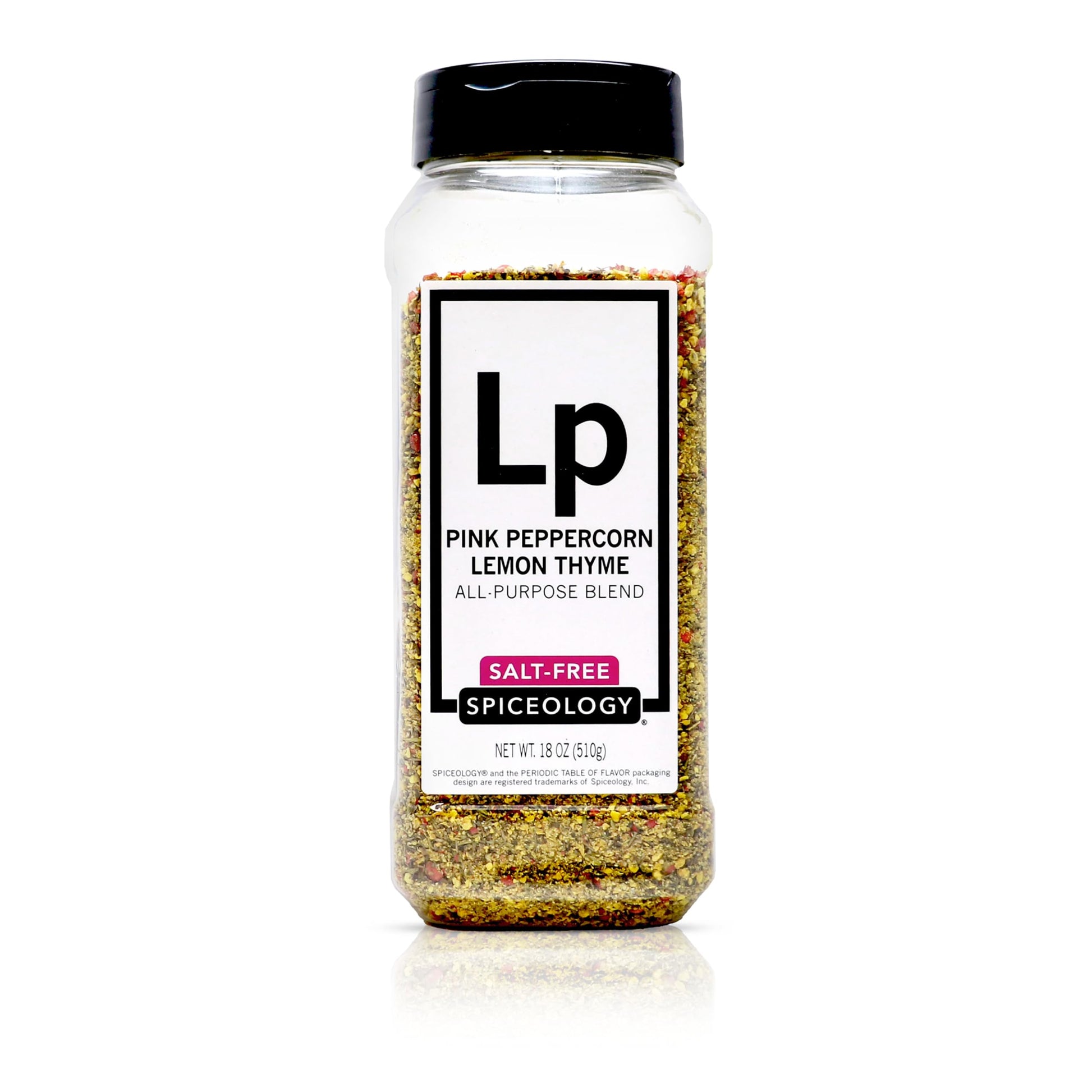 Spiceology Pink Peppercorn Lemon Thyme All-Purpose Seasoning Blend, Salt-Free, 18 oz
