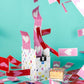 Celebration Love Shower Gift Box By Send A Cake Music Gift With 20 Foil-Wrapped Caramels & 3 Rainbow Sprinkle Crispy Cake – Ready-To-Gift, No Assembly, Birthday, Anniversary, Or Celebration Gift For Women, Men & Kids