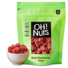 Oh! Nuts Dried Strawberries - 8 oz - Sweetened Dried Fruit - Dehydrated Fruit Bites - Packed in New York Zip-Seal Bag for Except
