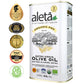 Aleta Farms Extra Virgin Olive Oil, USDA Organic, Cold Pressed, 33.8 Fl Oz (Pack of 4)