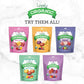 Lovely Candy Co. Organic Chewy Candies 5oz Bag (6-pack) | Natural Strawberry, Lemon & Cherry Flavors | Vegan, Gluten Free, Non-G