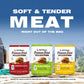 Meat Shredz - Enhanced Dried Pulled Pork (Black Pepper, 4 Pack) | Gluten Free | High Protein & Low Sugar | Bacon Bits | Dehydrated Backpacking & Camping Food | Shredded, Dried Jerky Chew Snack