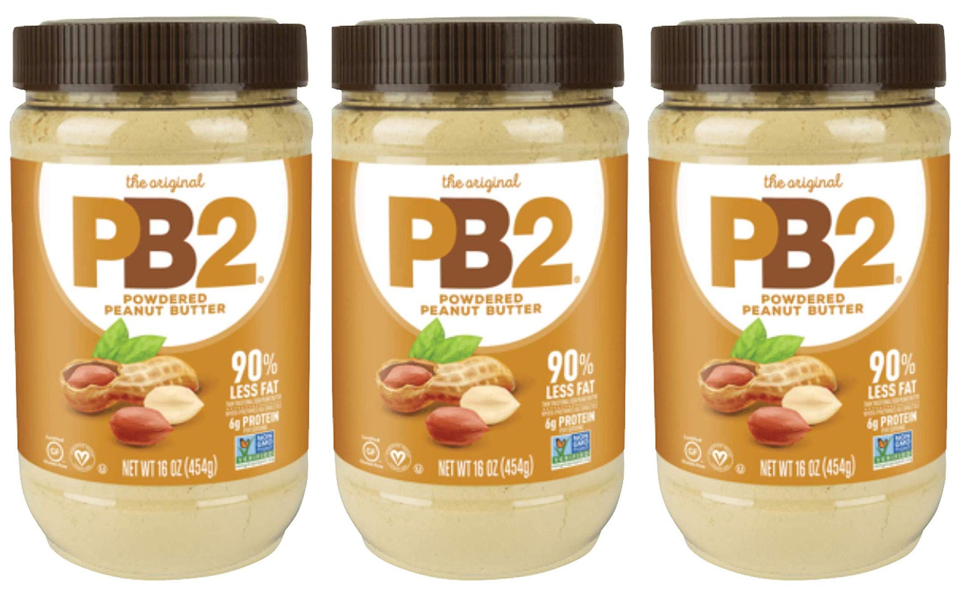 Pb2 Bell Plantation Peanut Butter, 16 Ounce, Pack Of 3