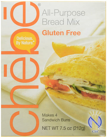 Chebe Bread All-Purpose Mix, Gluten Free, 7.5-Ounce Bags (Pack Of 8)
