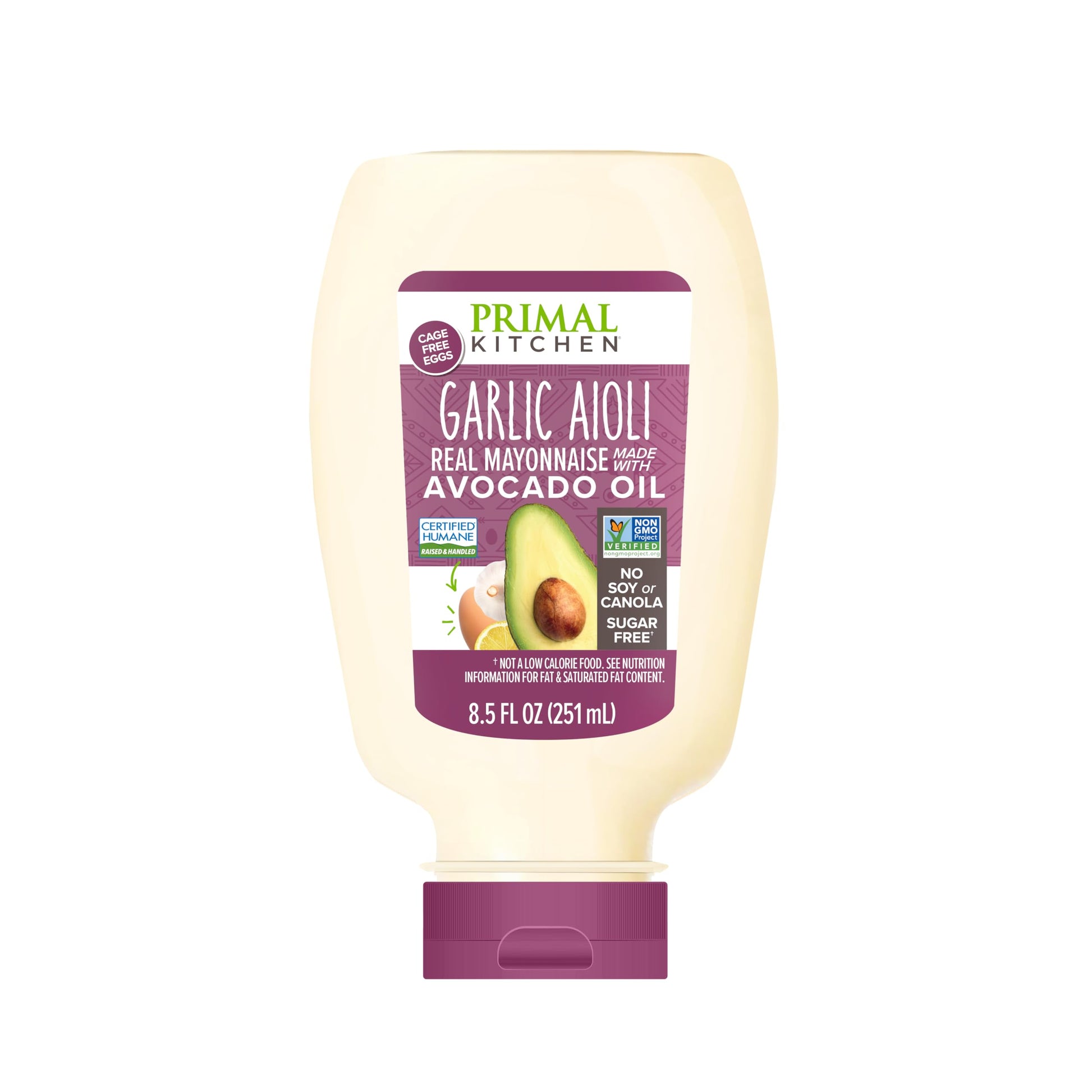 Primal Kitchen Garlic Aioli Mayo Squeeze, 8.5 ounce