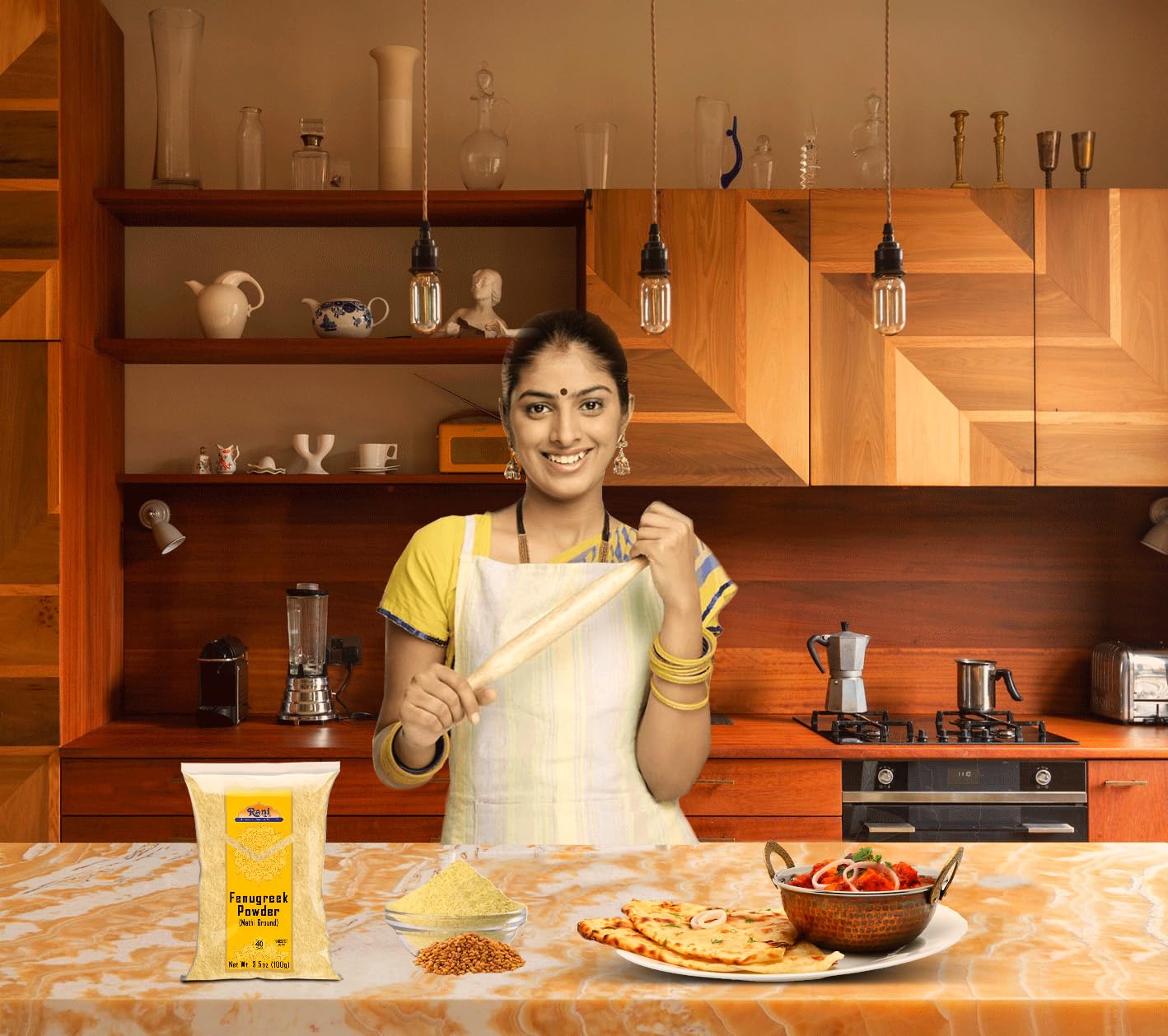 Rani Fenugreek Seeds Ground Powder, 3.5oz, All Natural, Vegan, Gluten Friendly, Non-GMO, Indian Origin