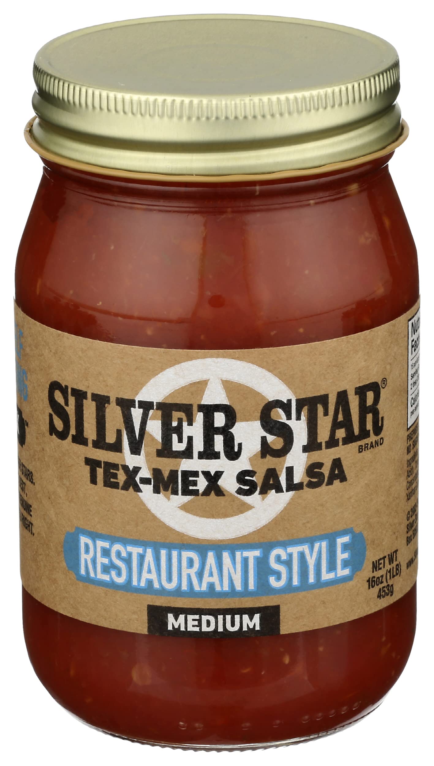 Silver Star Salsa Restaurant Style Medium 16 Ounce