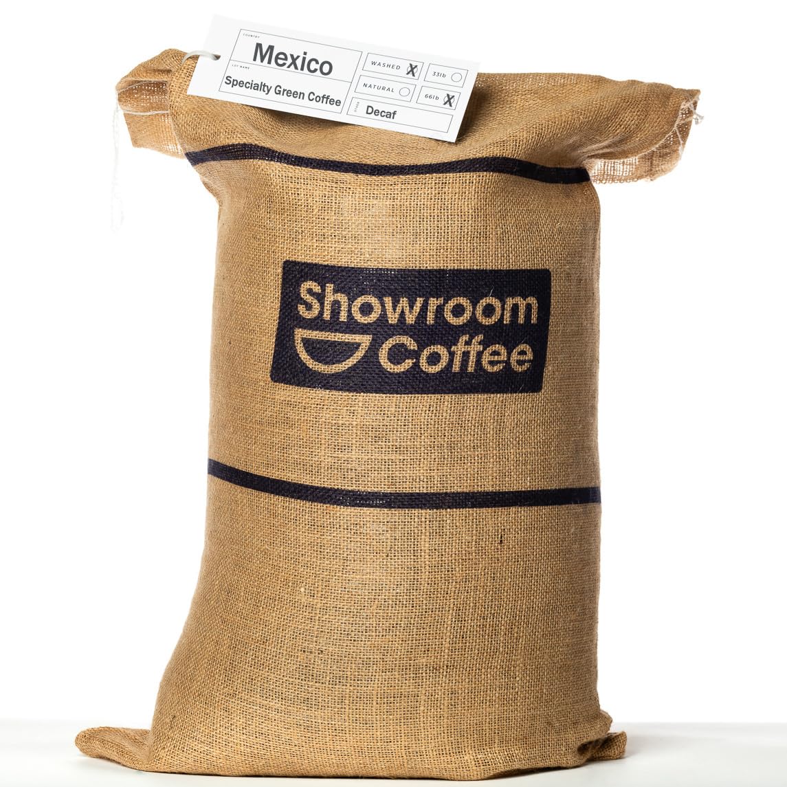 Decaf Mexico Unroasted Specialty Green Coffee Beans - Single Origin 100% Arabica - Bulk Wholesale Pricing (66 Pound Bag /30kg)