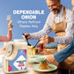 Dependable Food Granulated Onion Powder - 6 Lb. Jar - Bulk, Kosher, Natural, Dried Onion Granules for Chefs, Culinary Enthusiast