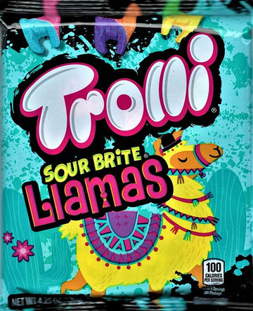 Trolli Sour Brite Llamas Gummi Candy, 4.25 Ounce ( 1 Bag )