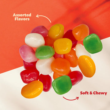 Tiny Jelly Beans | 2-Pound Bag | Assorted Fruit Flavored Candy | Mini Size