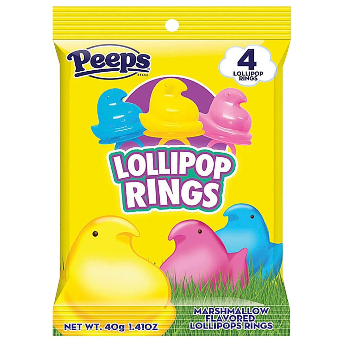 Lifesavers Swirl Lollipops 20 Individually Wrapped Lifesaver Swirl Lollipops | Peeps Marshmallow Flavored Lollipop Rings 1.41 Oz