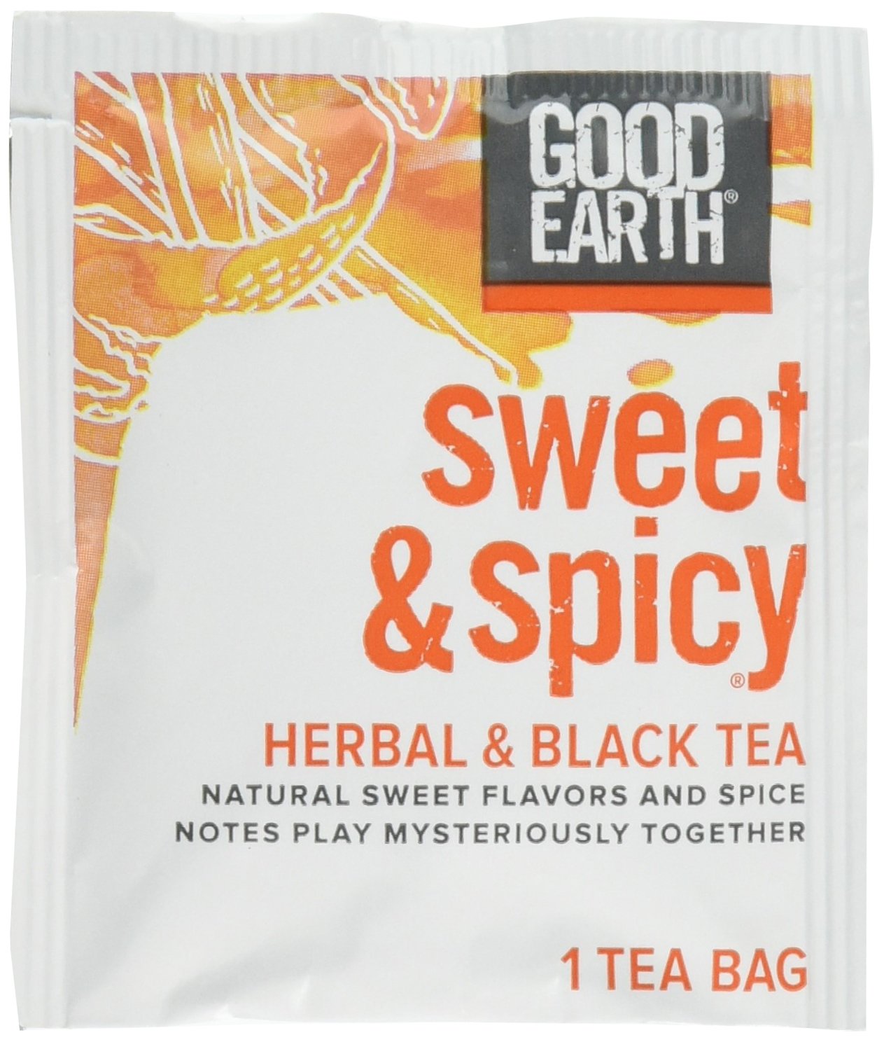 Good Earth Sweet & Spicy Herbal & Black Tea, 18 Ct