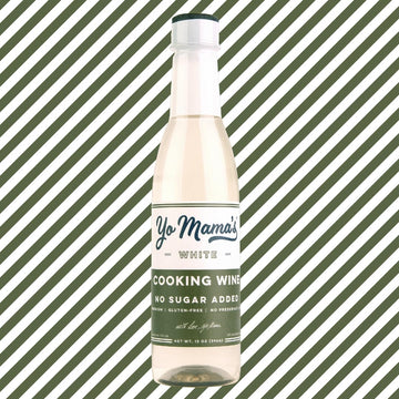 Yo Mamas Foods Premium White Cooking Wine, No Sugar Added, Gluten Free, 13 Ounce (Pack of 3)