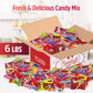 Bulk Candy Mix - 6lb of Individually Wrapped Party Variety, Favorite Sweets Giant Bag Assorted Classic for Pinata Filler, Goodie
