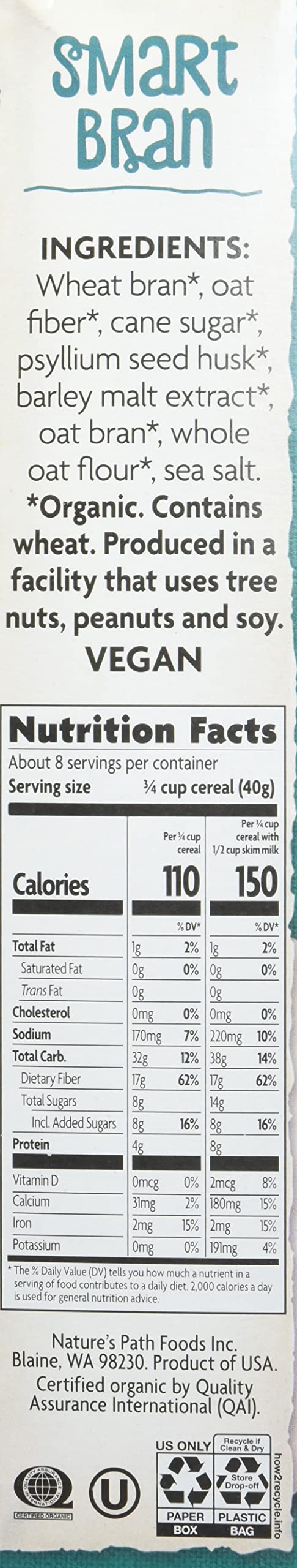 Nature'S Path Smartbran - 10.6 Oz