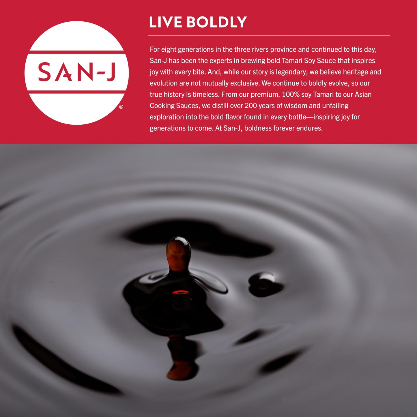 San-J - Organic Gluten Free Tamari Soy Sauce - Made With 100% Whole Soy - Specially Brewed - 1/4 Oz. Individual Portioned Packet