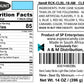 Espeez Extra Large Rock Candy Sticks, 18 Count - Light Blue Cotton Candy, Individually Wrapped for Parties and Showers